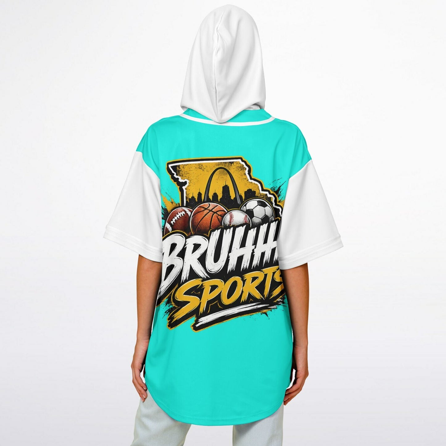 WestFams Hooded Baseball Jersey - AOP