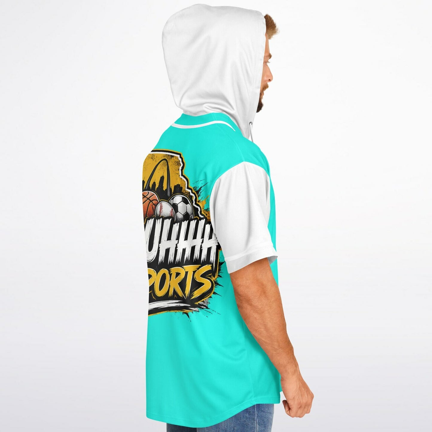 WestFams Hooded Baseball Jersey - AOP